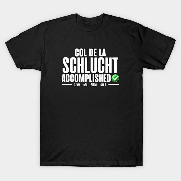 Col De La Schlucht Accomplished Cycling Tour de France T-Shirt by zap